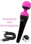 Palmpower Rechargeable Silicone Personal Wand Massager -...