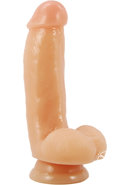 Loverboy The Pizza Boy Dildo With Balls 5in - Vanilla
