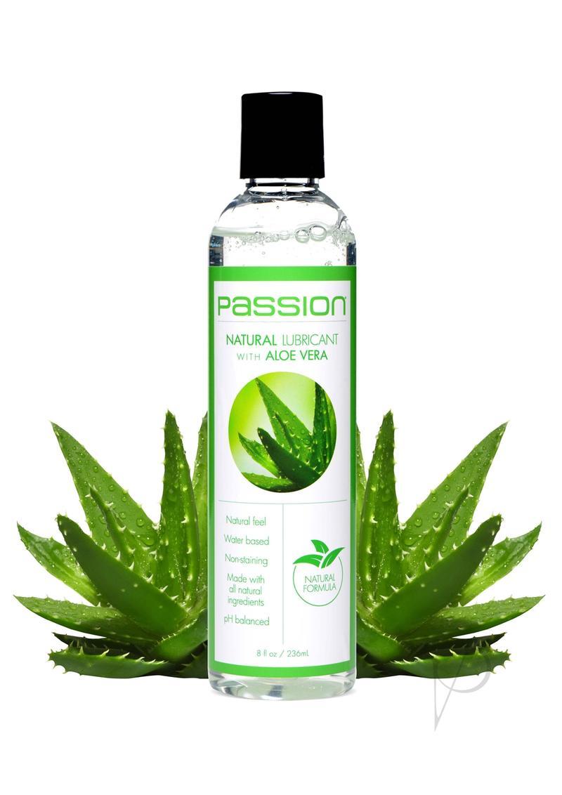 Passion Natural Water Based Lubricant With Aloe Vera 8oz